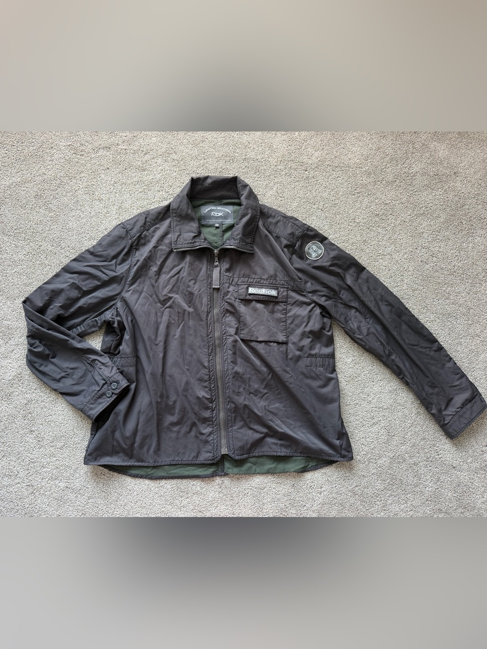 Men’s Vintage LE Reebok Military Style Jacket- Size XXL